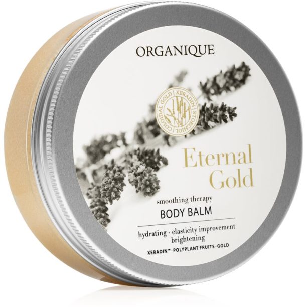 Organique Eternal Gold Smoothing Therapy озаряващ и хидратиращ балсам за тяло с 24 каратово злато 200 мл.