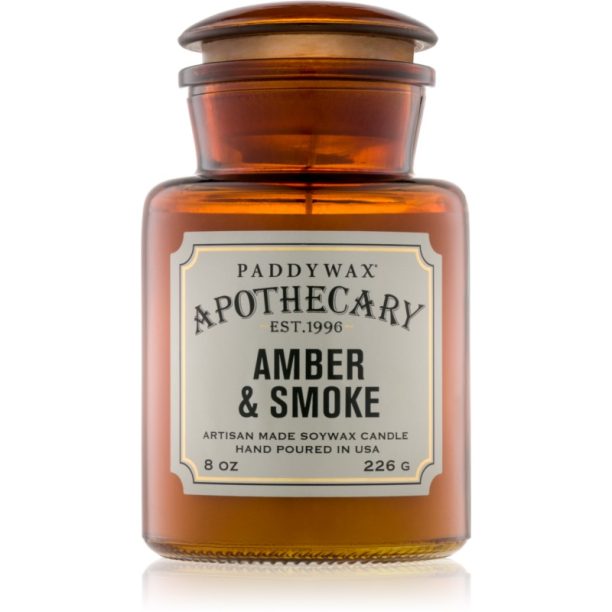 Paddywax Apothecary Amber & Smoke ароматна свещ 226 гр.