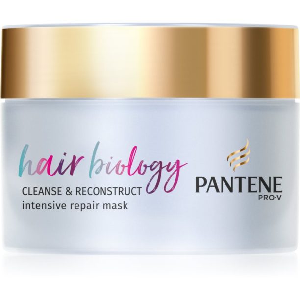 Pantene Hair Biology Cleanse & Reconstruct маска за коса за мазна коса 160 мл.