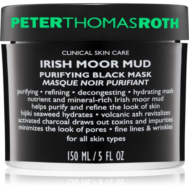 Peter Thomas Roth Irish Moor Mud почистваща черна маска 150 мл.