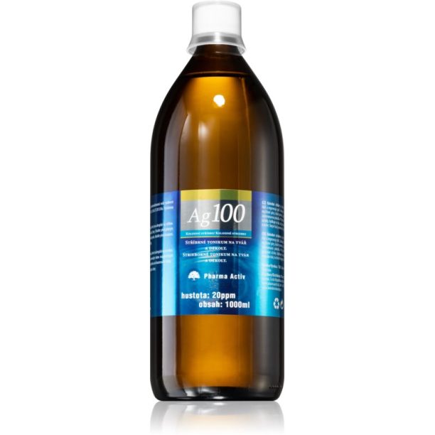 Pharma Activ Colloidal silver 20ppm почистващ тоник 1000 мл.