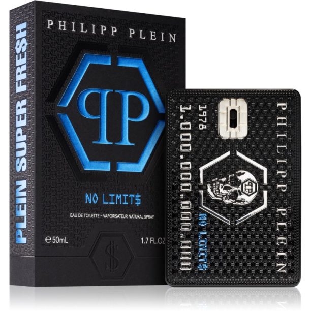 Philipp Plein No Limits Super Fresh тоалетна вода за мъже 50 мл. на ниска цена