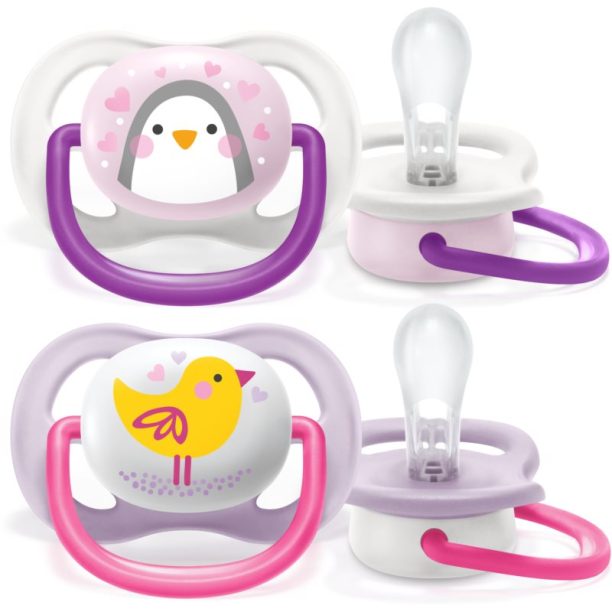 Philips Avent Ultra Air 0-6 m биберон Girl 2 бр. на ниска цена