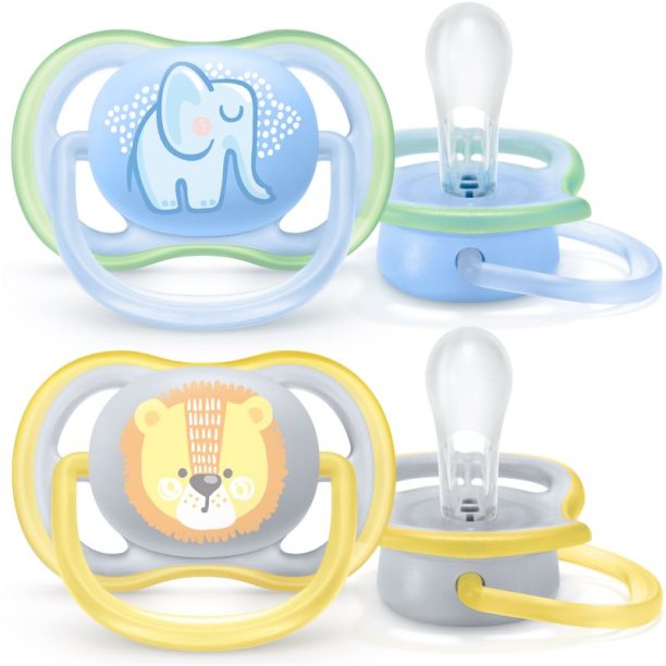 Philips Avent Ultra Air 0-6 m биберон Pastel Boy 2 бр. на ниска цена