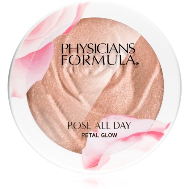 Physicians Formula Rosé All Day компактна озаряваща пудра цвят Soft Petal 9 гр.