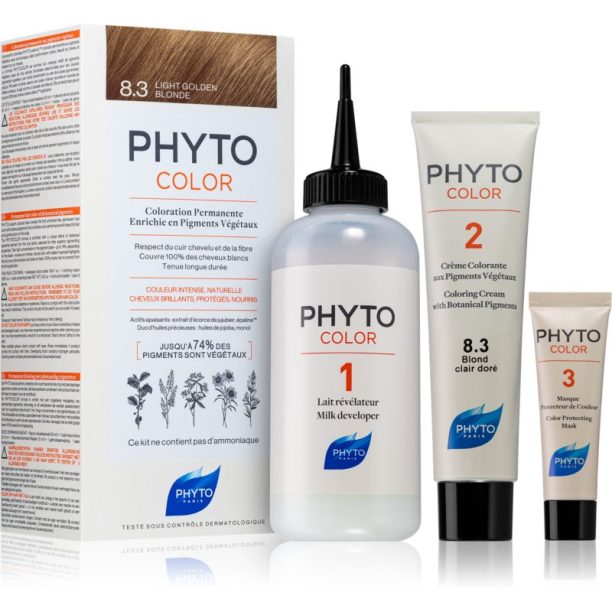 Phyto Color боя за коса без амоняк цвят 8.3 Light Golden Blond