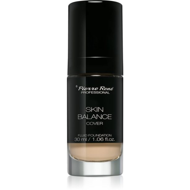 Pierre René Skin Balance Cover водоустойчив течен фон дьо тен цвят 19 Cool Ivory 30 мл.