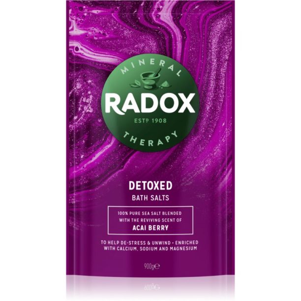 Radox Detox сол за баня на прах 900 гр.