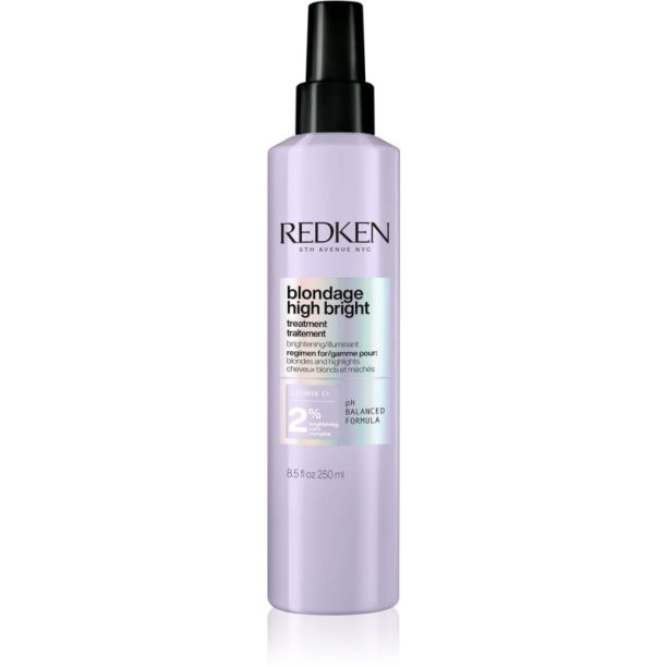 Redken Blondage High Bright oсвежаваща грижа за изрусена коса или коса с кичури 250 мл. на ниска цена