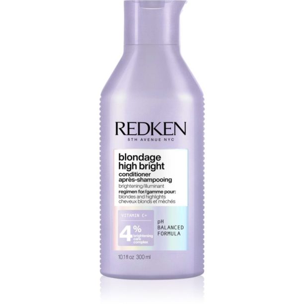 Redken Blondage High Bright озаряващ балсам за руса коса 300 мл. на ниска цена