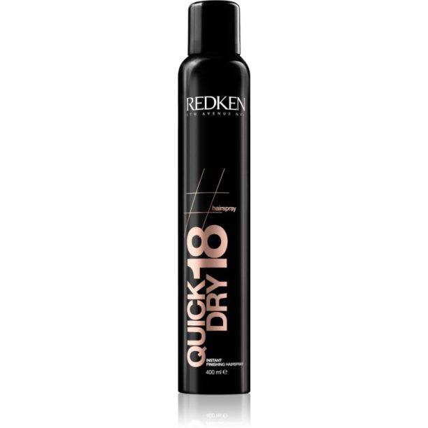 Redken Quick Dry бързосъхнещ спрей за финално оформяне ултра силна фиксация 400 мл.