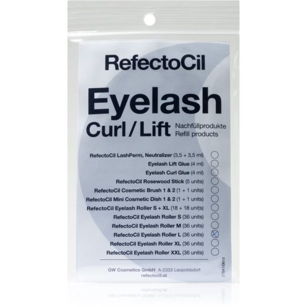 RefectoCil Eyelash Curl ролки за трайно къдрене за мигли размер L 36 бр.