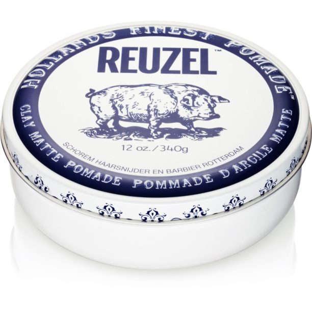 Reuzel Hollands Finest Pomade Clay Моделираща глина с матиращ ефект 340 гр.