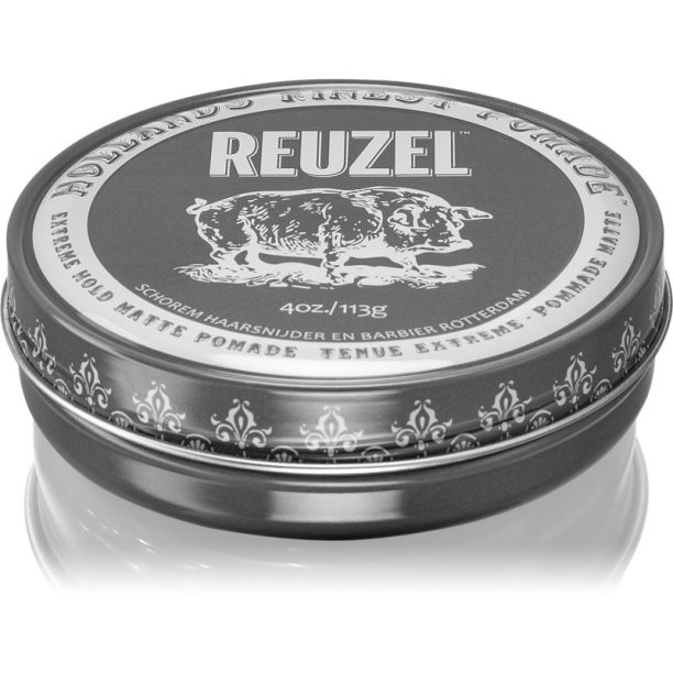 Reuzel Hollands Finest Pomade Extreme Hold помада за коса с матиращ ефект 113 гр.