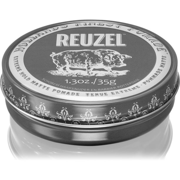 Reuzel Hollands Finest Pomade Extreme Hold помада за коса с матиращ ефект 35 гр.