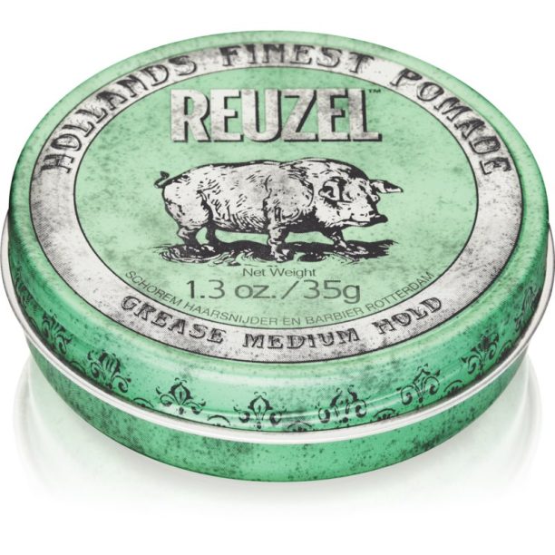 Reuzel Hollands Finest Pomade Grease помада за коса средна фиксация 35 гр.