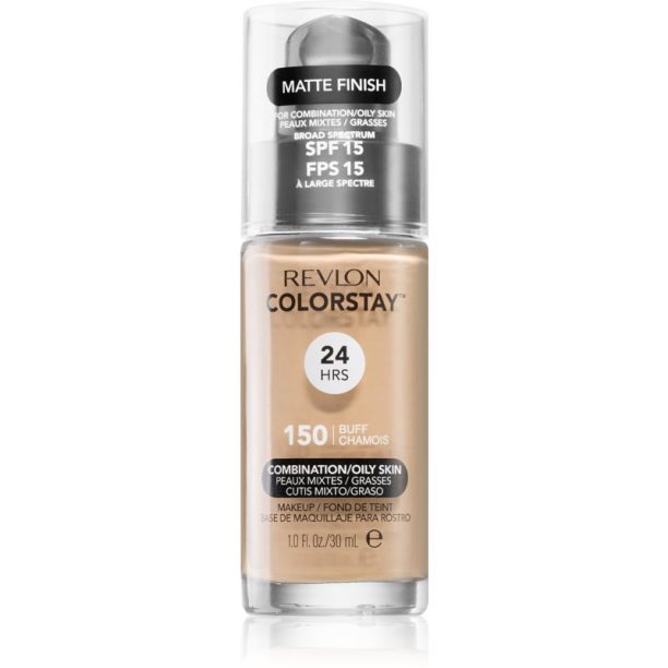 Revlon Cosmetics ColorStay™ дълготраен матиращ фон дьо тен за смесена и мазна кожа цвят 150 Buff 30 мл.