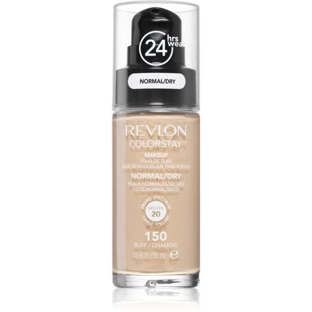 Revlon Cosmetics ColorStay™ дълготраен фон дьо тен за нормална към суха кожа цвят 150 Buff 30 мл.