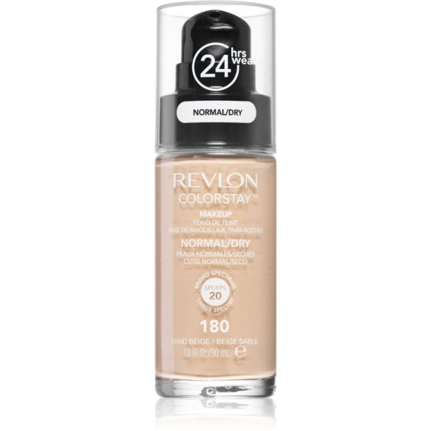 Revlon Cosmetics ColorStay™ дълготраен фон дьо тен за нормална към суха кожа цвят 180 Sand Beige 30 мл.