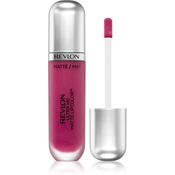 Revlon Cosmetics Ultra HD Matte Lipcolor™ ултра матиращо течно червило цвят 610 Addiction 5.9 мл.