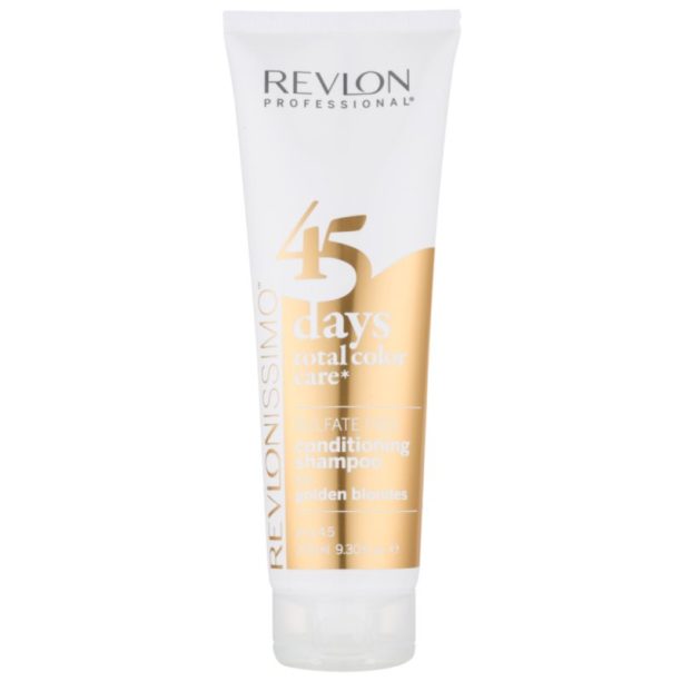 Revlon Professional Revlonissimo Color Care шампоан и балсам 2 в 1 за средно руси нюанси без сулфати 275 мл.