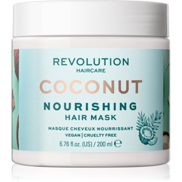 Revolution Haircare Hair Mask Coconut подхранваща маска За коса 200 мл.