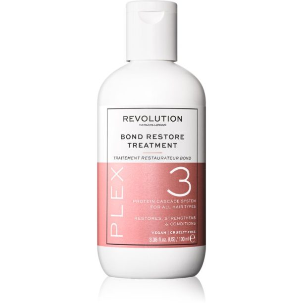 Revolution Haircare Plex No.3 Bond Restore Treatment интензивна грижа за коса за суха и увредена коса 100 мл.