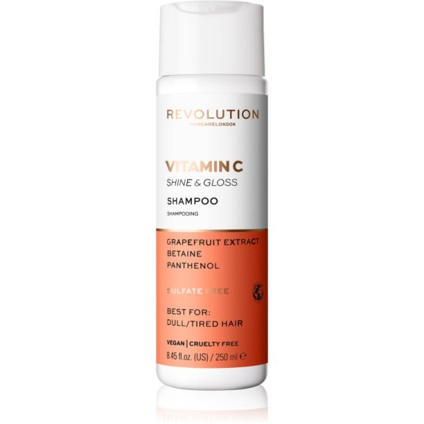 Revolution Haircare Skinification Vitamin C освежаващ шампоан за хидратация и блясък 250 мл.