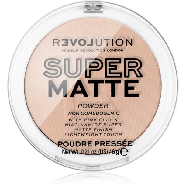 Revolution Relove Super Matte Powder матираща пудра цвят Vanilla 6 гр.