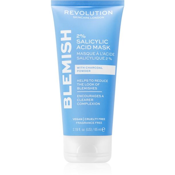 Revolution Skincare Blemish 2% Salicylic Acid почистваща маска с 2% салицилова киселина 65 мл.