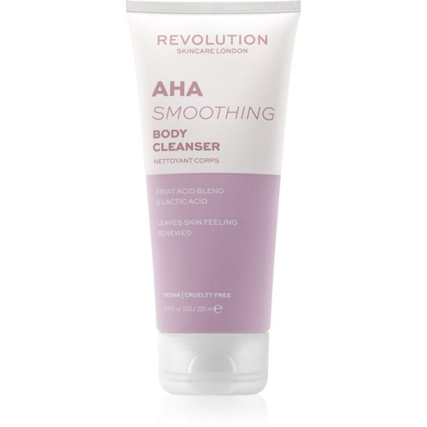 Revolution Skincare Body AHA (Smoothing) почистващ душ гел s AHA 200 мл.