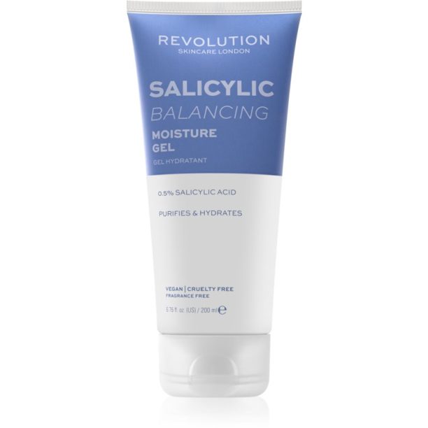 Revolution Skincare Body Salicylic (Balancing) хидратиращ гел-крем 200 мл.