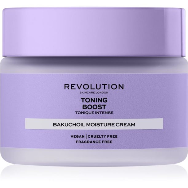 Revolution Skincare Boost Toning Bakuchiol успокояващ и хидратиращ крем 50 мл.