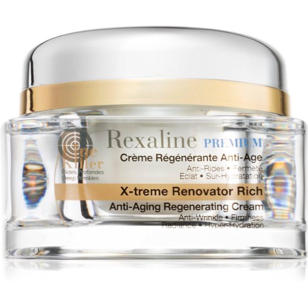 Rexaline Premium Line-Killer X-Treme Renovator Rich дълбоко възстановителен крем с анти-бръчков ефект 50 мл. на ниска цена