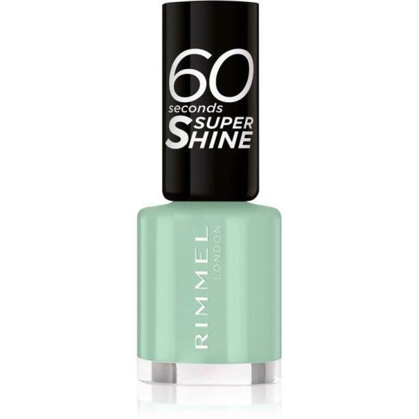 Rimmel 60 Seconds Super Shine лак за нокти цвят 154 Shell Yeah 8 мл.