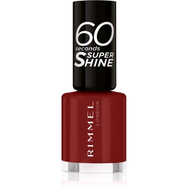 Rimmel 60 Seconds Super Shine лак за нокти цвят 320 Rapid Ruby 8 мл. на ниска цена