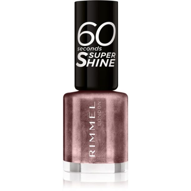 Rimmel 60 Seconds Super Shine лак за нокти цвят 510 Euphoria 8 мл.