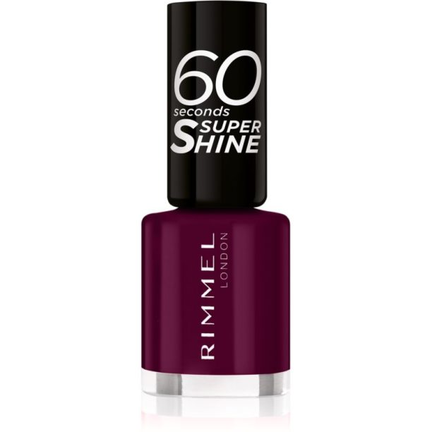 Rimmel 60 Seconds Super Shine лак за нокти цвят 712 Berry Pop 8 мл. на ниска цена