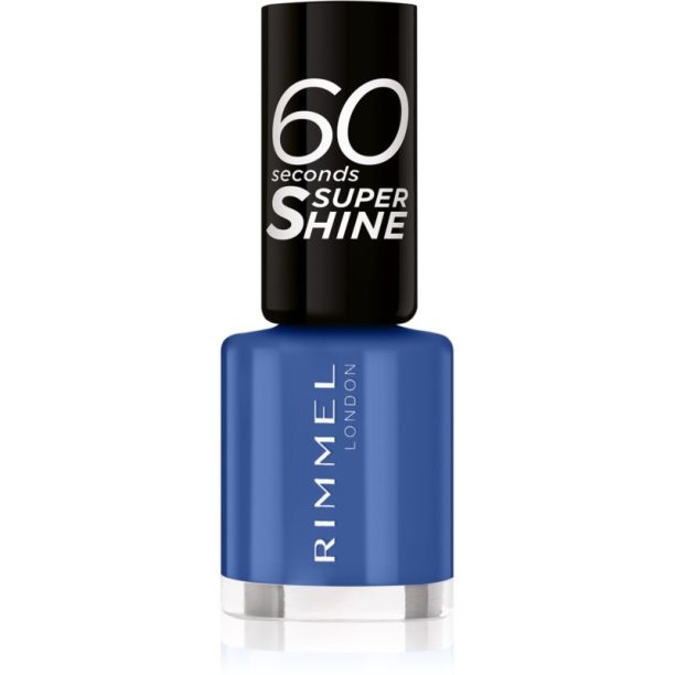 Rimmel 60 Seconds Super Shine лак за нокти цвят 828 Danny Boy Blue! 8 мл. на ниска цена