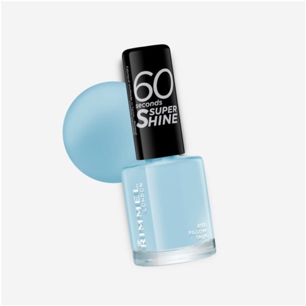 Rimmel 60 Seconds Super Shine лак за нокти цвят 853 Pillow Talk 8 мл. купи на топ цена