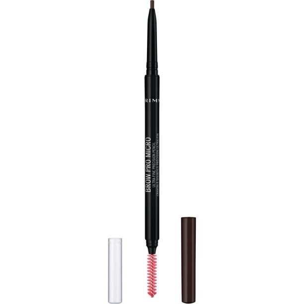 Rimmel Brow Pro Micro автоматичен молив за вежди цвят 003 Dark Brown 0.09 гр.