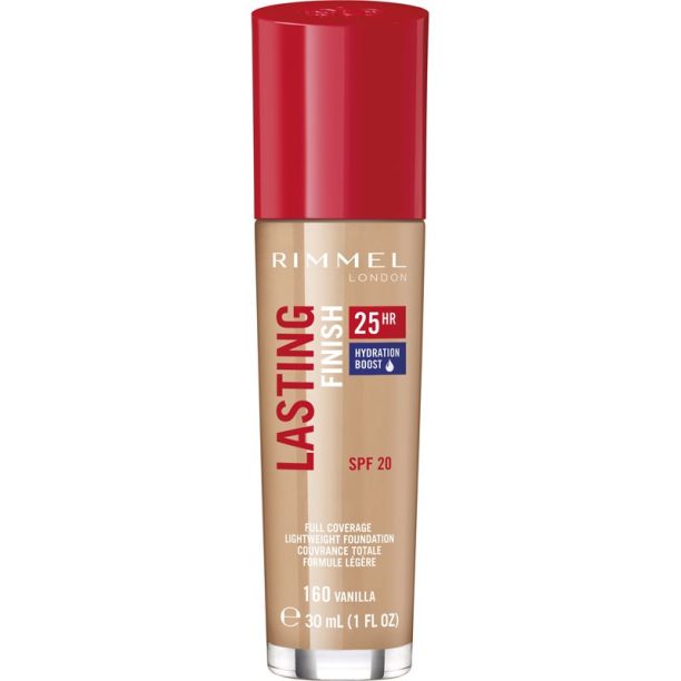 Rimmel Lasting Finish 25H течен фон дьо тен SPF 20 цвят 160 Vanilla 30 мл. на ниска цена