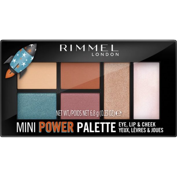 Rimmel Mini Power Palette палитра за цялото лице цвят 04 Pioneer 6.8 гр. на ниска цена