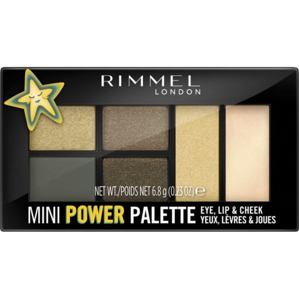 Rimmel Mini Power Palette палитра за цялото лице цвят 05 Boss Babe 6.8 гр. на ниска цена