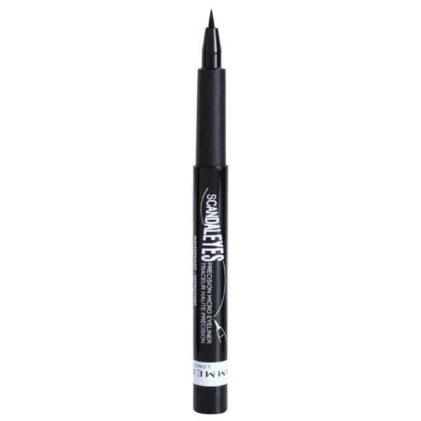 Rimmel ScandalEyes Micro течни очни линии водоустойчиви цвят 001 Black 1.1 мл.