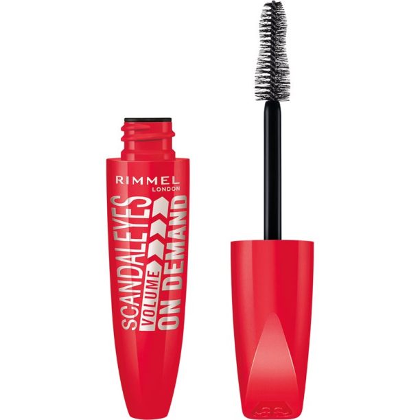 Rimmel ScandalEyes Volume On Demand спирала придаваща обем цвят 001 Black 12 мл.