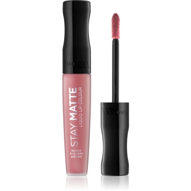 Rimmel Stay Matte матиращо течно червило цвят 200 Pink Blink 5.5 мл. на ниска цена