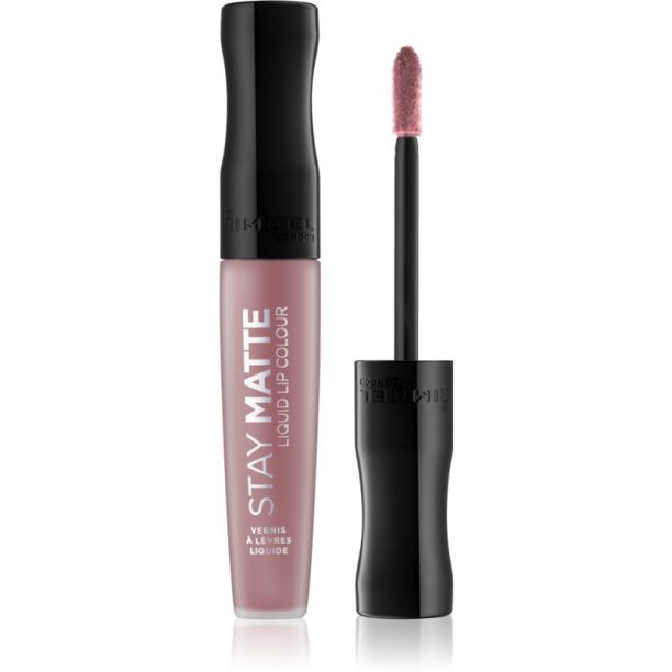 Rimmel Stay Matte матиращо течно червило цвят 220 Fatal Kiss 5.5 мл.