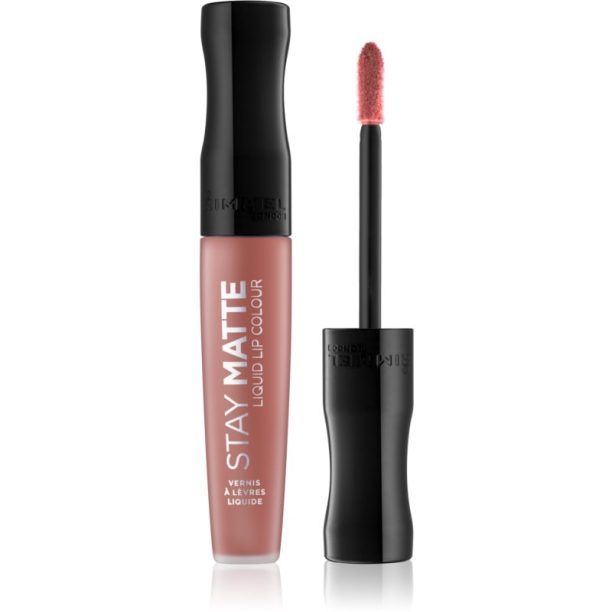 Rimmel Stay Matte матиращо течно червило цвят 700 Be My Baby 5.5 мл.