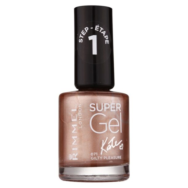 Rimmel Super Gel By Kate гел лак за нокти без използване на UV/LED лампа цвят 071 Gilty Pleasure 12 мл. на ниска цена